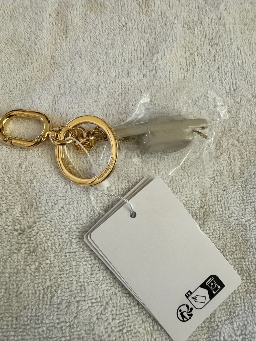 NWT, Lululemon everywhere belt bag charm  keychain .